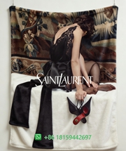 Yves Saint Laurent Throw Blankets